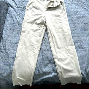 Athleta tan/cream trouser pants size 0